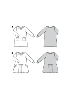 Abito camicia– con rifiniture a fascia