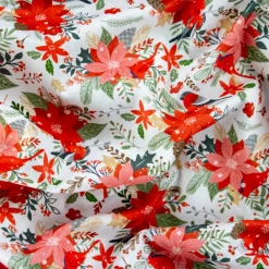 BABY COTONE DIGITALE FIORI NATALE
