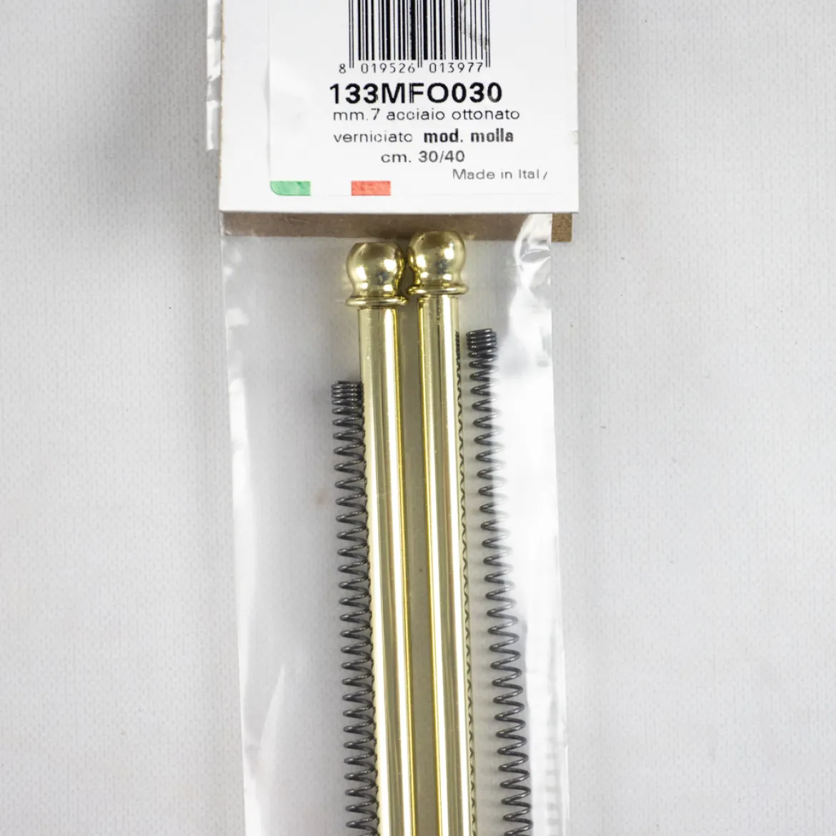 Bacchette ø7 acciaioa molla 30/38