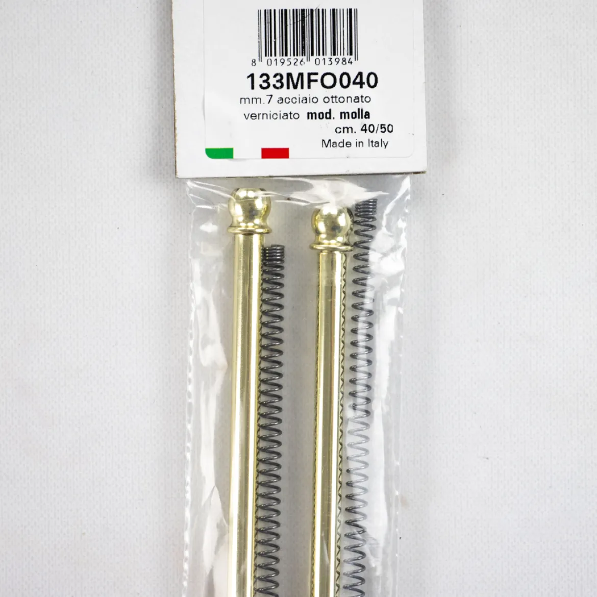 Bacchette ø7 acciaioa molla 40/50