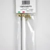 Bacchette ø7 verniciate bianche 40/55