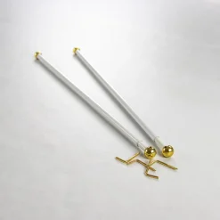 Bacchette ø7 verniciate bianche 40/55