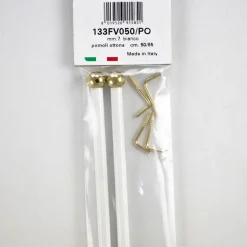 Bacchette ø7 verniciate bianche 50/65
