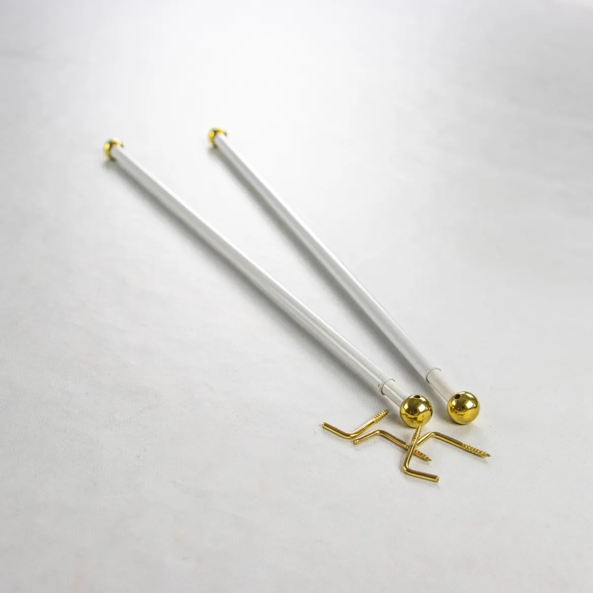Bacchette ø7 verniciate bianche 60/75