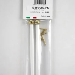 Bacchette ø7 verniciate bianche 80/95