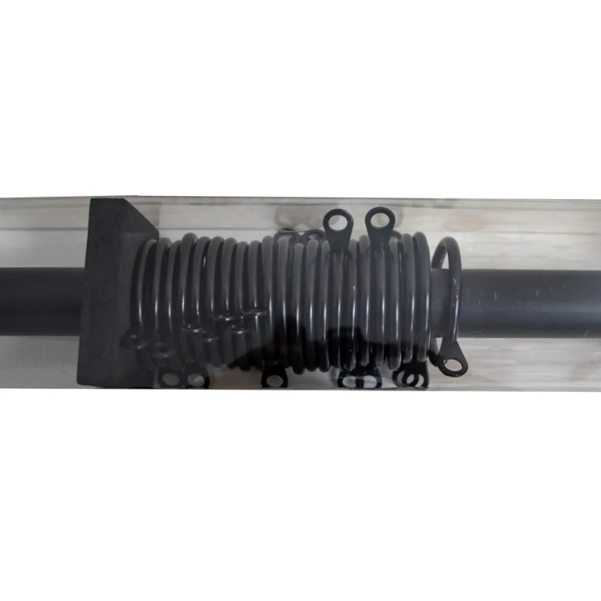 BASTONE ESTENSIBILE SPIRALE 120-210 NERO