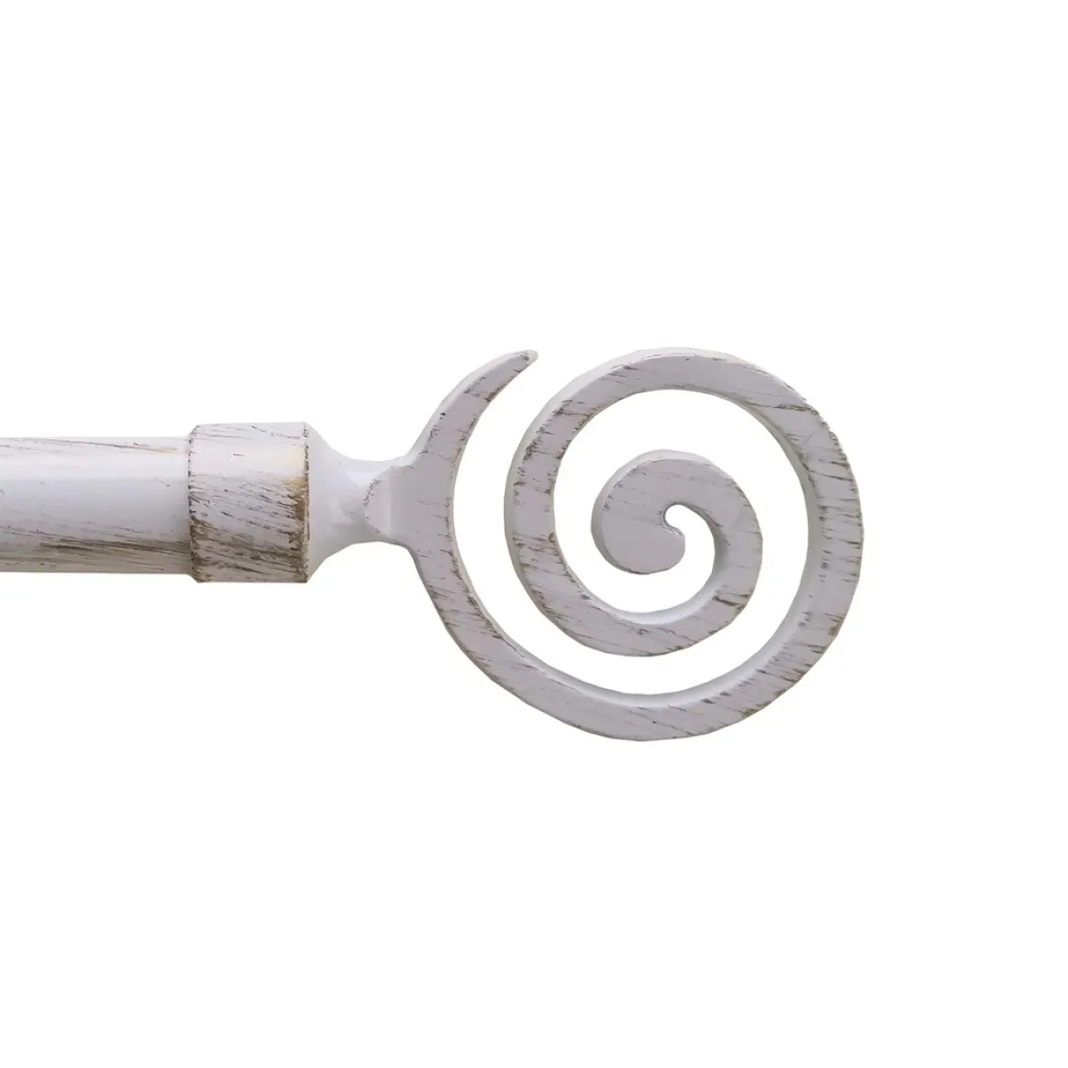 BASTONE EST. RICCIOLO 120-210 BIANCO/OR
