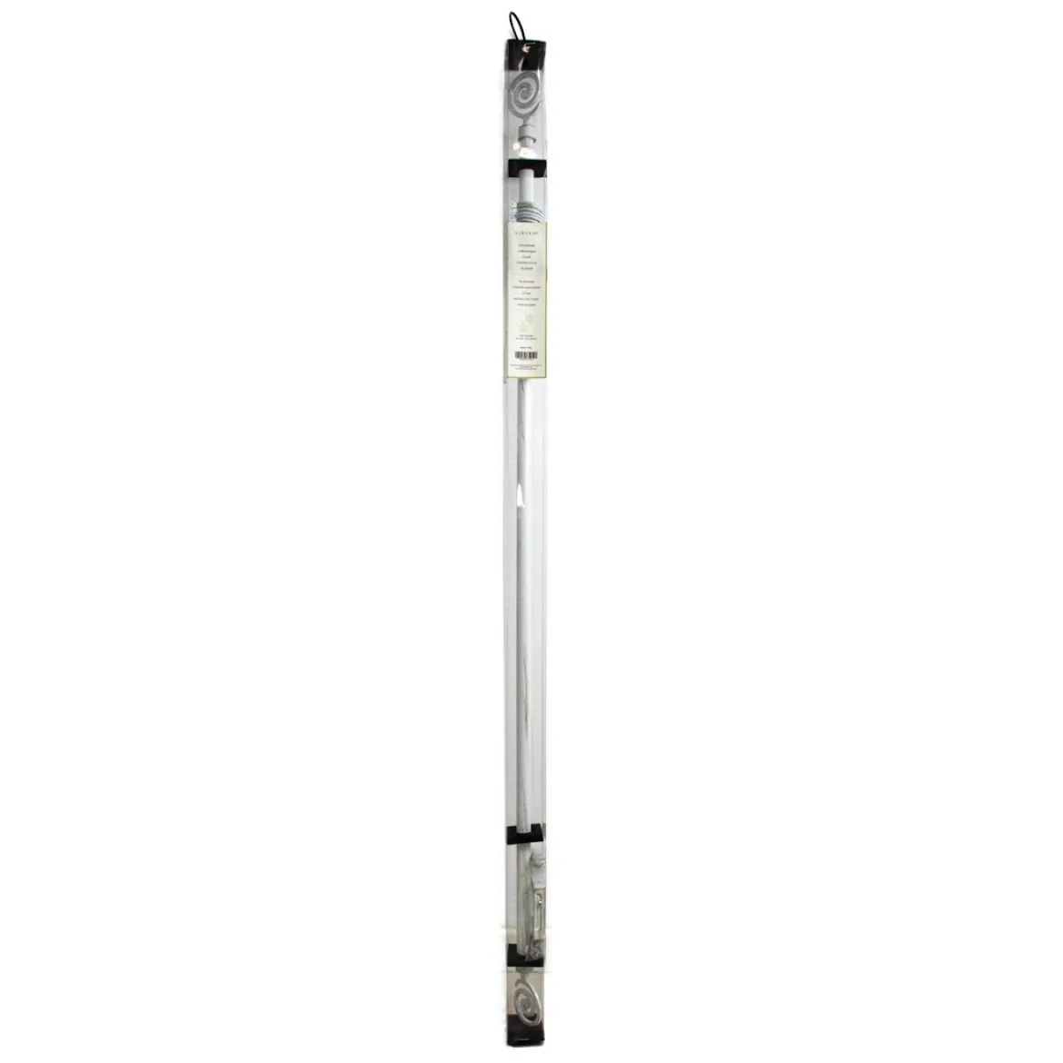 BASTONE EST. RICCIOLO 120-210 BIANCO/OR