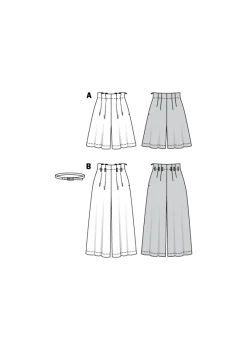 Bermuda - Culotte - Pieghe in vita