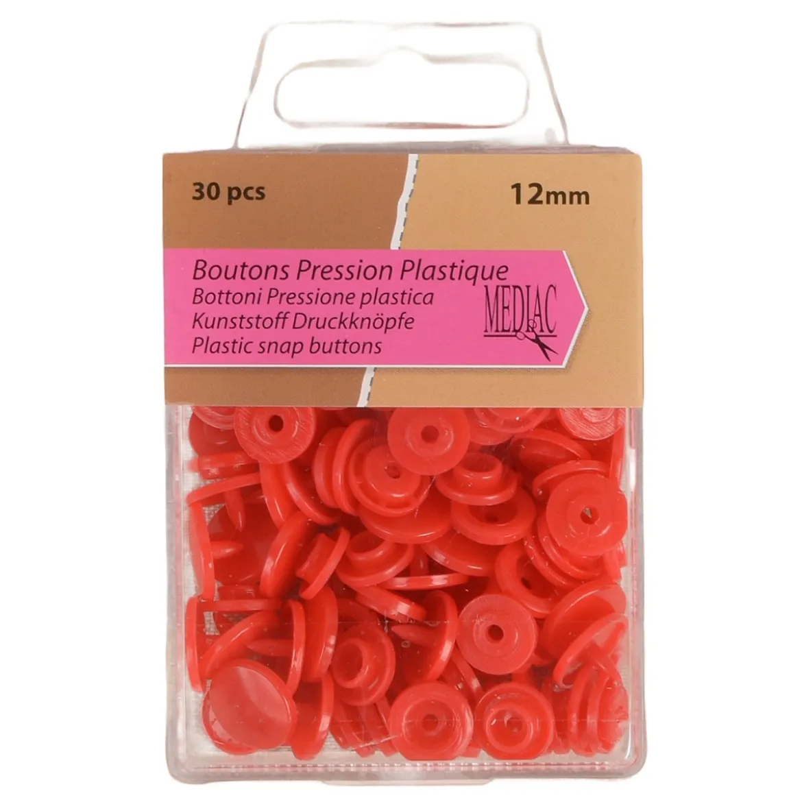 BOTTONE AUTOMATICO IN PLASTICA 12MM
