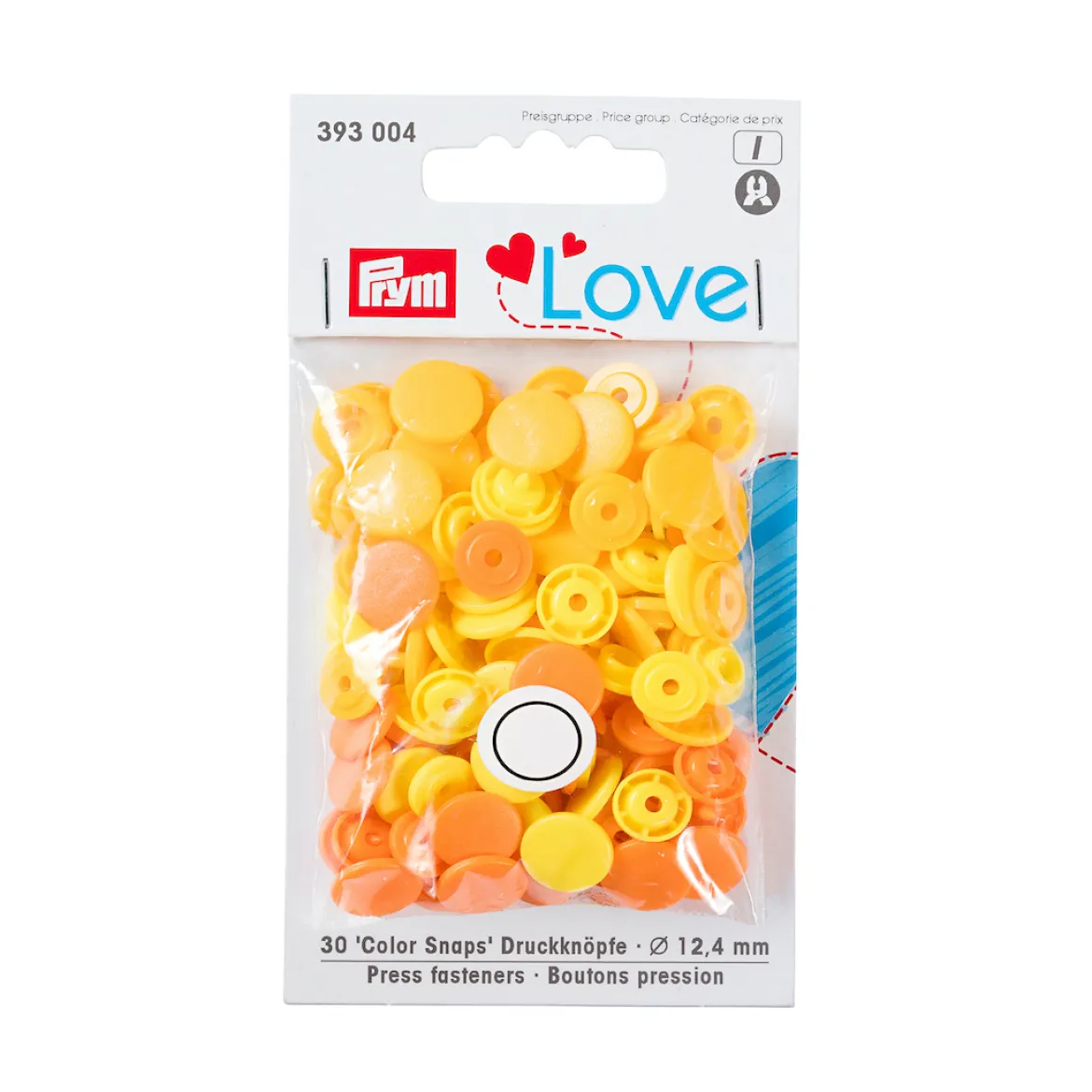Bottoni pressione Love 12,4mm