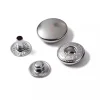 Bottoni pressione 15mm argento