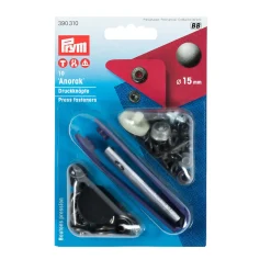 Bottoni pressione 15mm ferro antico