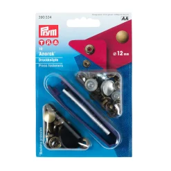 Bottoni pressione 12mm ottone antico
