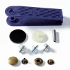 Bottoni pressione 15mm ottone antico