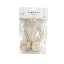 calamita per tende cerchio beige