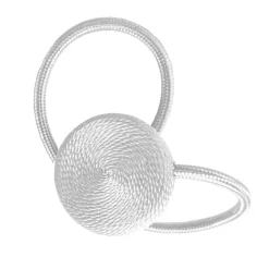 calamita per tende cerchio bianco