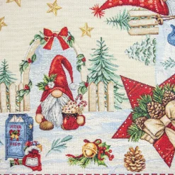 CENTRO TAVOLA 100X100 NATALE
