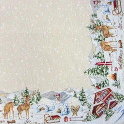CENTRO TAVOLA 100X100 NATALE