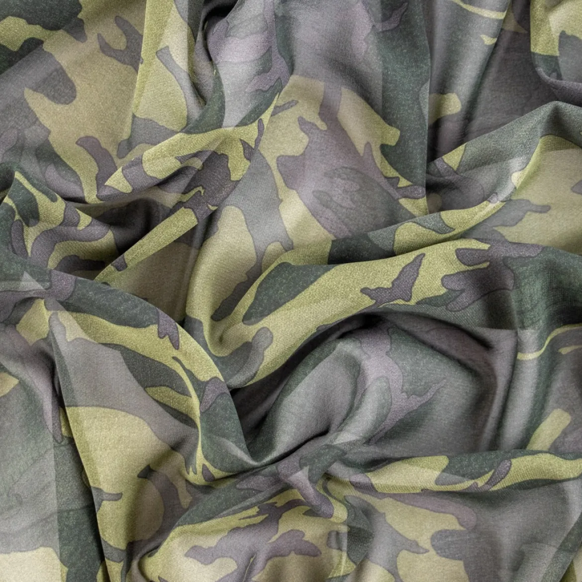 CHIFFON CREPE NICOLETTA MIMETICO