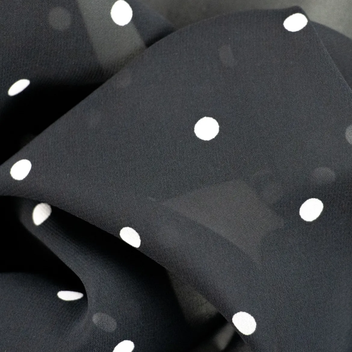 CHIFFON CREPE NICOLETTA POIS
