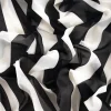 CHIFFON CREPE NICOLETTA RIGATO