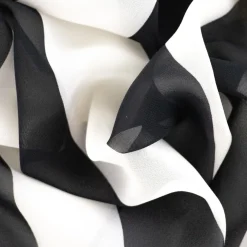 CHIFFON CREPE NICOLETTA RIGATO