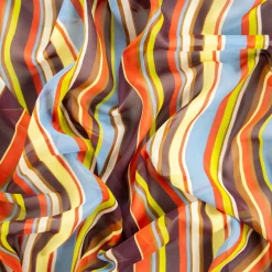 CHIFFON CREPE NICOLETTA RIGHE
