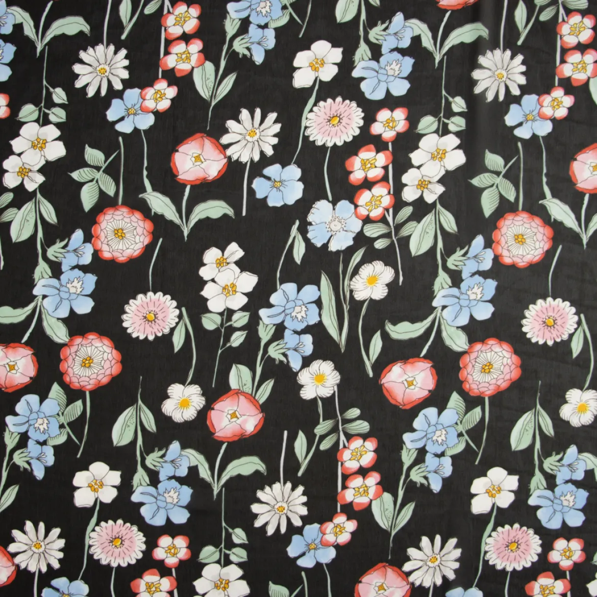 CHIFFON NICOLETTA FIORI DI CAMPO