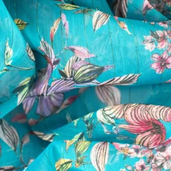 CHIFFON NICOLETTA LUREX FIORI