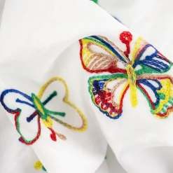 COTONE RICAMATO MAURA FARFALLE