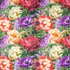 DRILL COTONE DIGITALE LILLA' E PEONIE