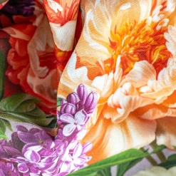 DRILL COTONE DIGITALE LILLA' E PEONIE