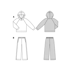Felpa e pantalone della tuta