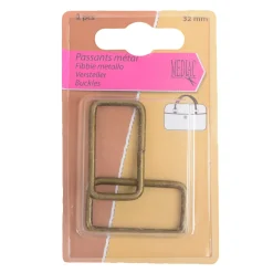 FIBBIE METALLO 32MM 2PZ
