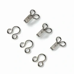 Ganci ed occhielli ottone N.2 argento