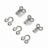Ganci ed occhielli ottone N.3 argento