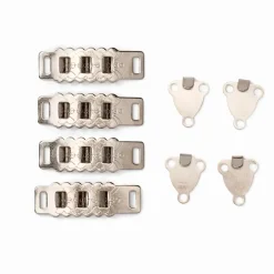 Ganci regolabili acciaio 4mm