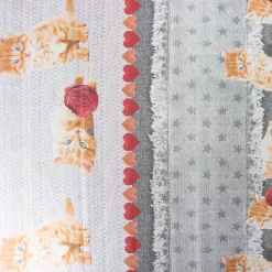 LENZUOLA MODA CUORE GATTI