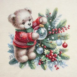 PANNELLI 47X47 CM ORSETTO NATALE