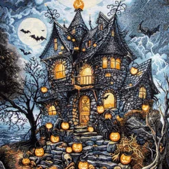 Pannelli 47x47 Halloween castel