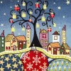 Pannelli 47x47 night town