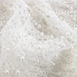PIZZO MACRAME CON PERLINE IACOPEN SPOSA
