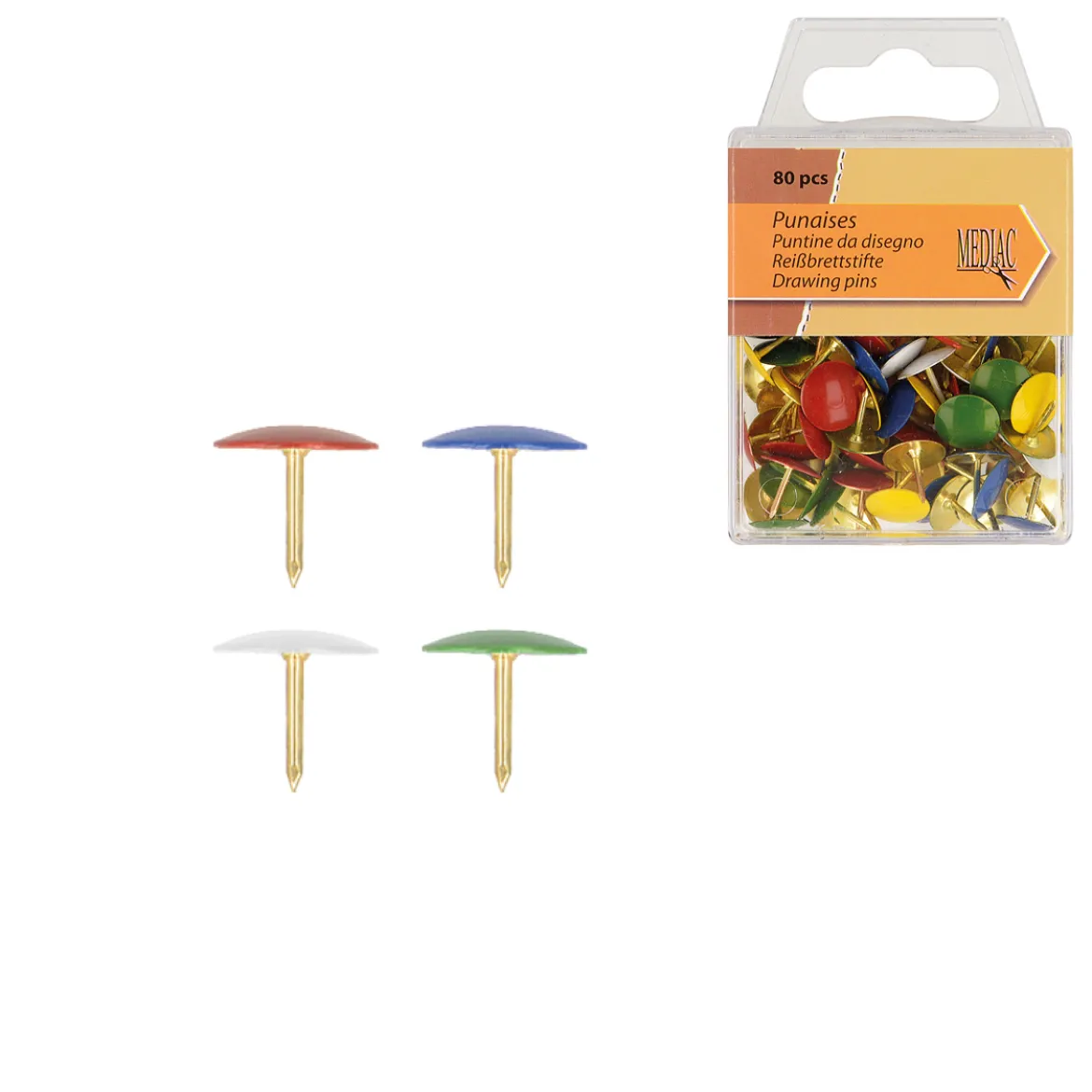 Puntine da disegno 80pz