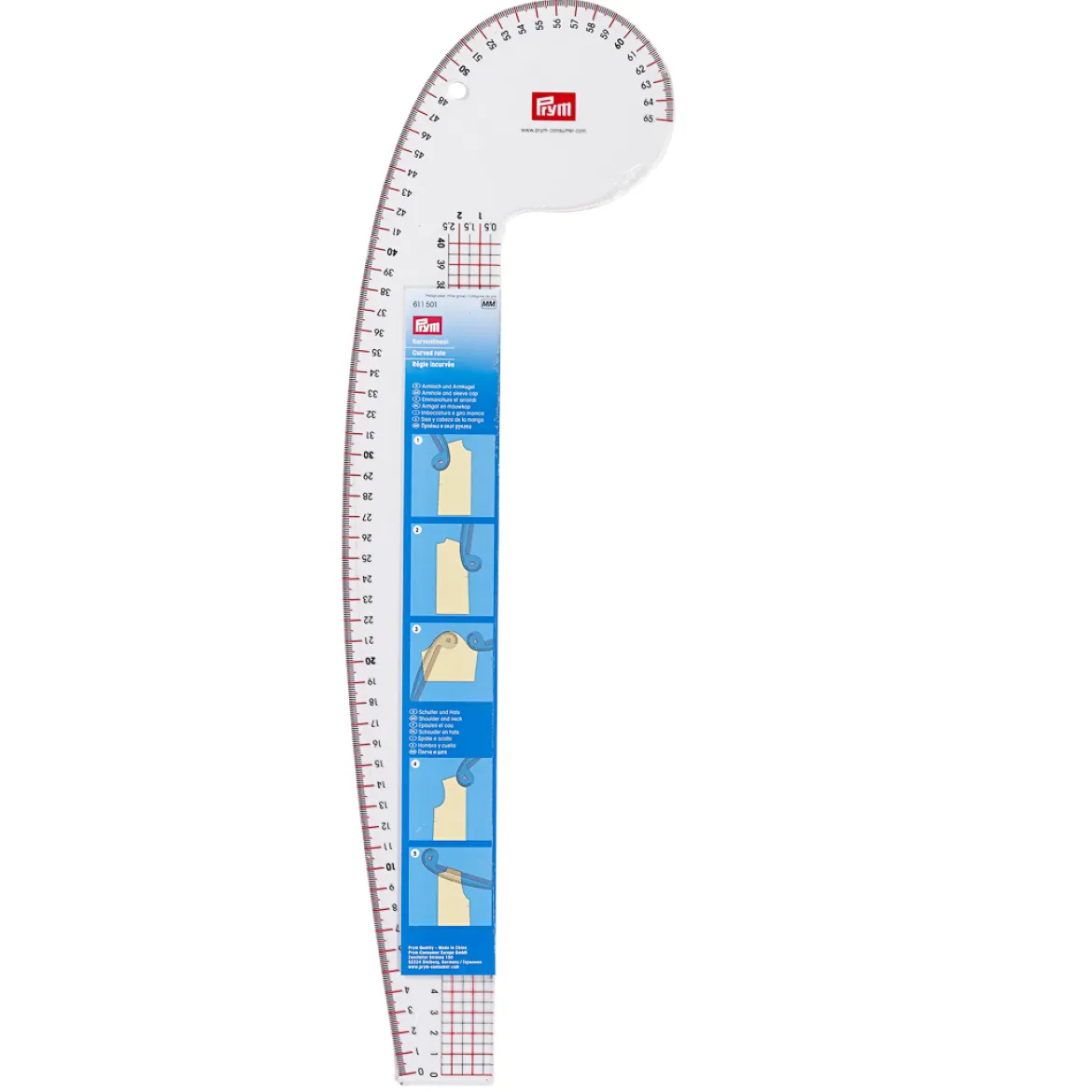 Regolo per linee curve