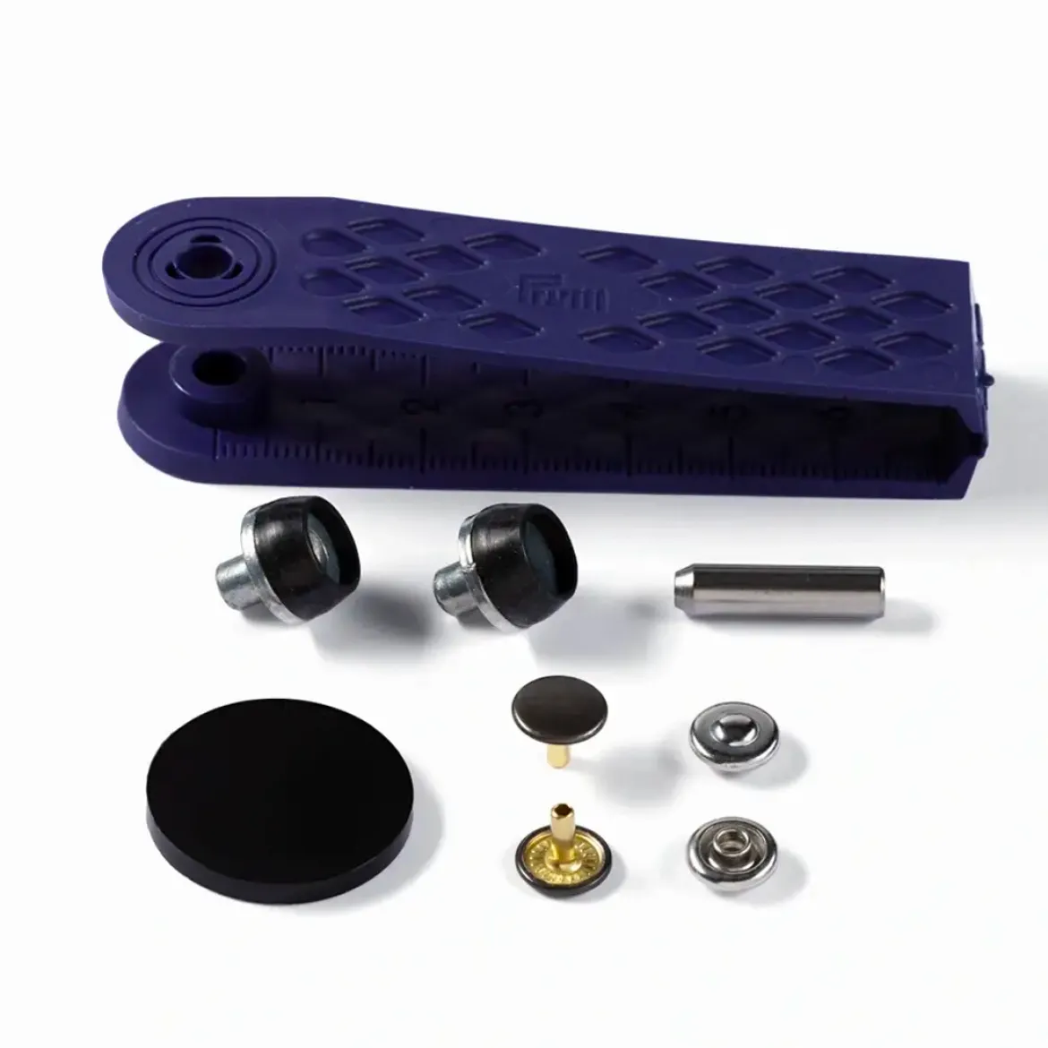 Rivetti 9mm argento/ferro antico