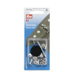 Rivetti tubolari 6-9mm argento