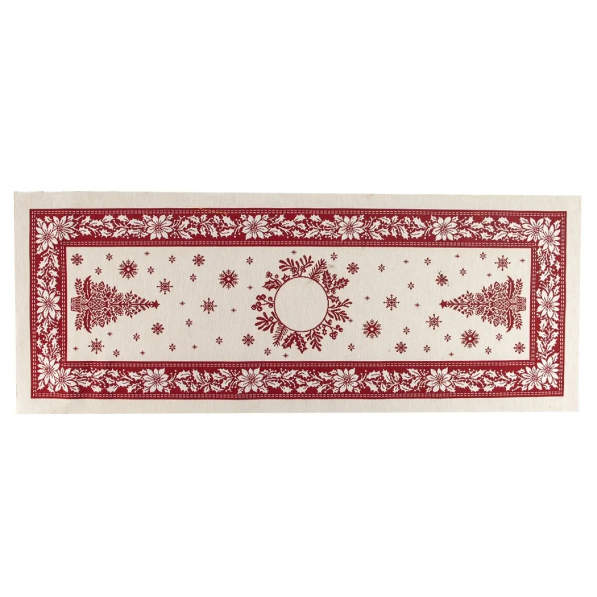 RUNNER PIAZZATO 40X100 ROSSO NATALE