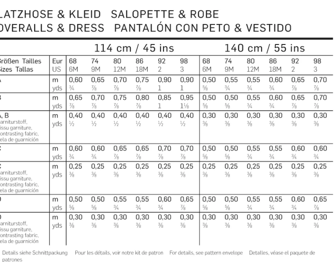 Salopette e vestito