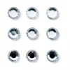 Strass ferro rotondo 4mm argento